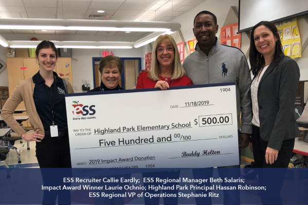 2019 ESS Impact Award Winner Laurie Ochnio