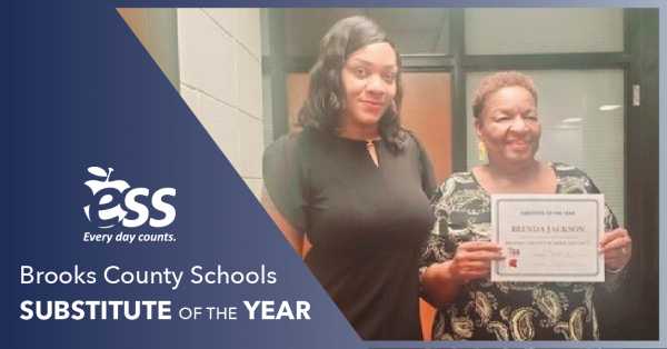 Brooks County School Substitute of the Year 2019