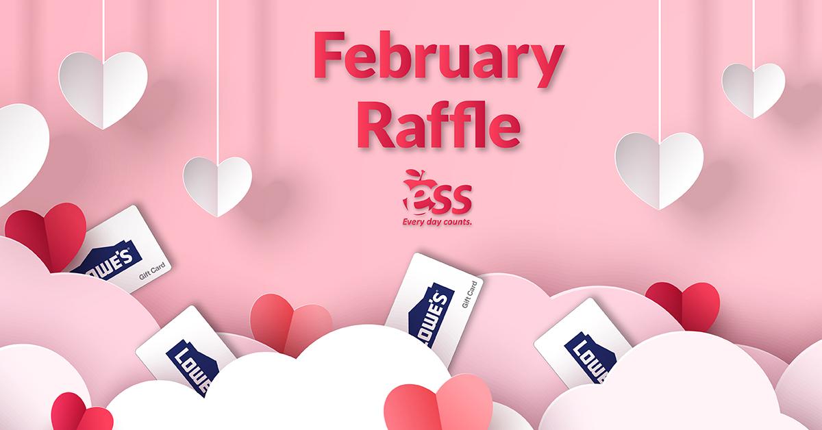 February Raffle Graphic