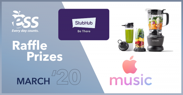 Work 5+ Days in March for a Chance to Win these Awesome Prizes!